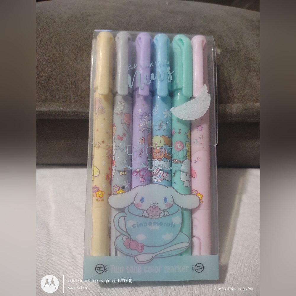Cinnamoroll erasable pens